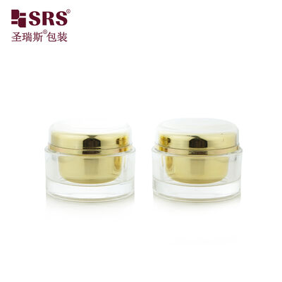 kopen J020 50g Gemetaaliseerd Glanzend Goud Lege Plastic Pot Voor Bodycrème online manufacture