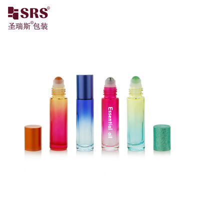 kopen BLPM 10ML Aanpassen Geverfde kleur Dikke wand Schimmel Leeg glas Roll On Fles Voor etherische olie online manufacture