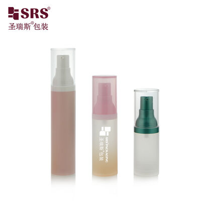 kopen PA029 15ml 30ml 50ml Matte Frosted Leeg PP Duidelijk luchtloos flesje met lotion sprayer pomp online manufacture