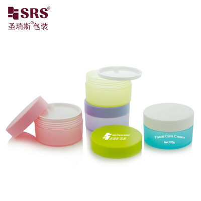 kopen SRSQ 100g Ronde vorm lege PP PCR cosmetische pot voor gezichtscrème Groothandel op maat online manufacture
