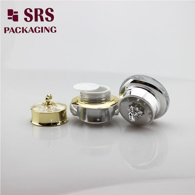 kopen kroonvormige acryl dubbelwand huidverzorging oogcrème masker container unieke cosmetische pot online manufacture