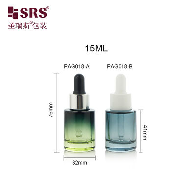 Kopen PAG018 15ML Luxe dikwand glasfles met dropper deksel voor serum online manufacture