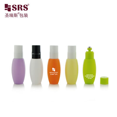 Kopen 45 ml ovaal HDPE plastic rolfles Leeg Deodorant Rolcontainer Voor Perfume Essentiële Olie Persoonlijk Druk online manufacture