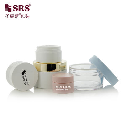 Kopen Heldere PET cosmetische pot met glanzende dop voor body butter, gezichtsmasker en oogcrème opslag online manufacture
