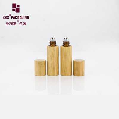 kopen 5 ml mini biologische natuurlijke essentiële olie lege glazen fles bamboe kap online manufacture