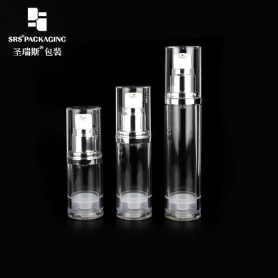 kopen AS transparante 15 ml 30 ml 50 ml cosmetische plastic luchtloze pomp lege fles online manufacture