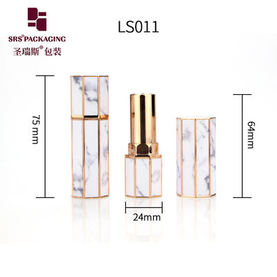 kopen Octogon unieke vorm mini maat patroon lege lipstick buis online manufacture