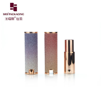 kopen Lamsvel Luxe Ronde vorm In voorraad Leeg Zwarte Lippenstift Tube online manufacture