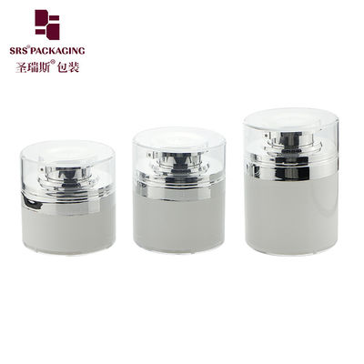 kopen ronde vorm aangepaste kleur acryl luxe luchtloze oogcrème fles online manufacture