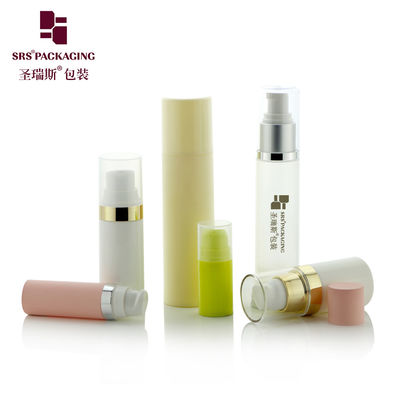 kopen 15 ml 30 ml 50 ml Aanpassing Kleur Leeg Plastic PP PCR luchtloze pompfles online manufacture