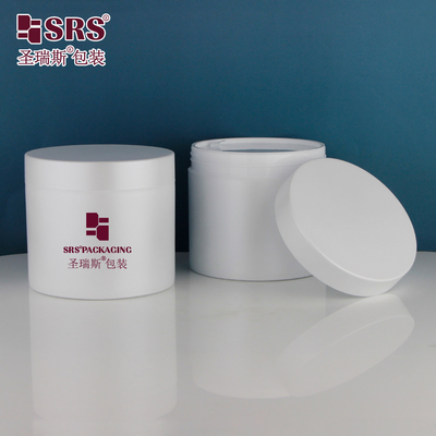 Leeg Pearl White 400g Grote capaciteit PP PCR Cosmetische verpakkingscrème Bevroren PP pot
