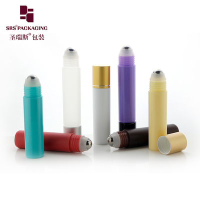 Cylinder Ronde PP PCR Injectie Kleur Leeg Cosmetisch Fles Roll On Flasje 30ml Flasje Roll