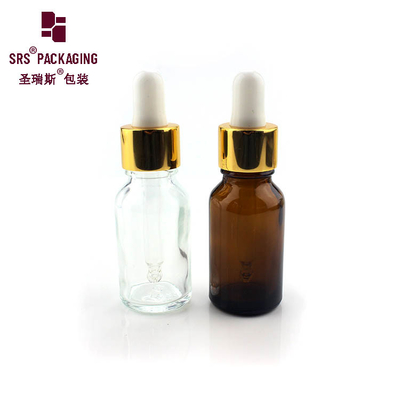 Leeg op maat gemaakt verf Zwart geglazen glas Essentiële olie Parfum Dropper Fles 30 ml