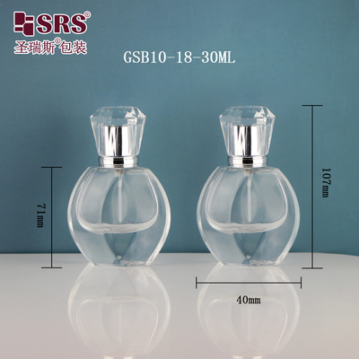 Diamant Kap Perfume Leeg Luxe Aanpassing 1 oz Glas Spray Fles