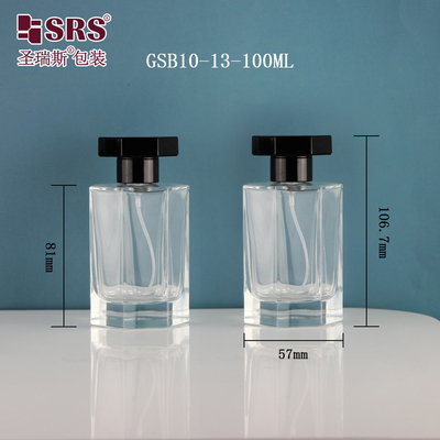 Luxe Elegante Doorzichtige Glas Fijne Mist Parfum Spray Fles 100ml