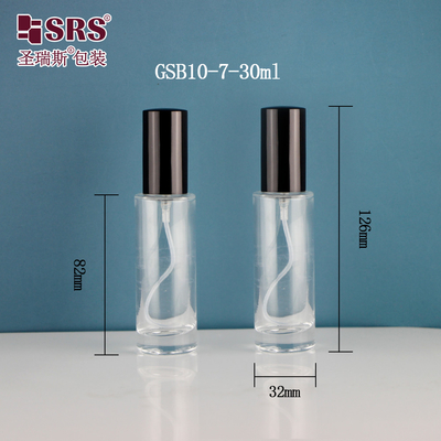 Vierkante Elegante Dispenser Fijne Mist Luxe Handsanitizer Container 15 ml 30 ml Glas Spray Fles
