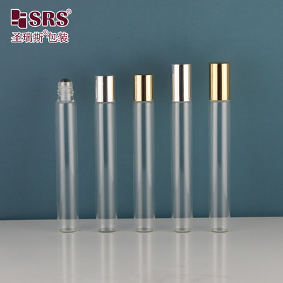 12 ml lege doorzichtige glazen parfumflessen essentiële olieflessen rolbal