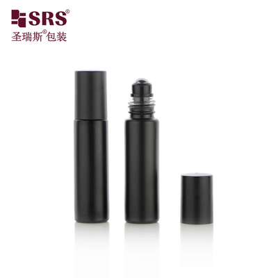 Ronde dikke wand aanpassing elegante parfum massage stalen bal rol op glazen fles 10 ml