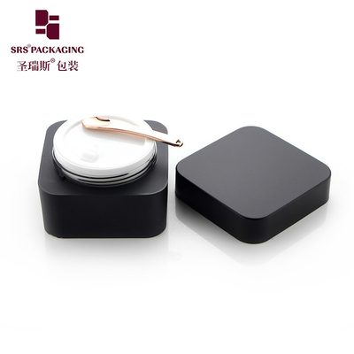 Hoogwaardige cosmetische verpakking 5g 15g 50g vierkant acryl plastic container voor UV gel crème pot 30g