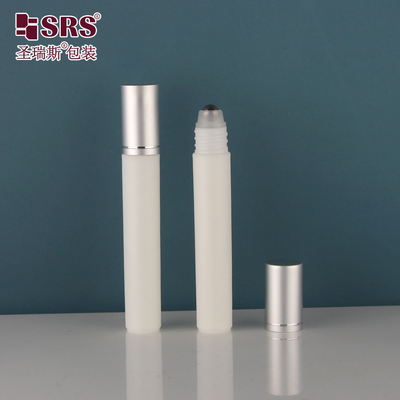 Voorbeeld Leeg PP Plastic Roll On Flasken Draagbare Reis Oogserum Massage Applicator Buiten Roller Ball Flasje 8ml