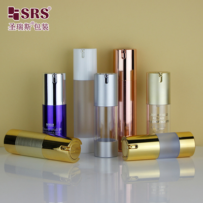 Leeg Cosmetisch Gezicht Serum Foundation Make-up Flessen Aanpassing Airless Fles 30ml