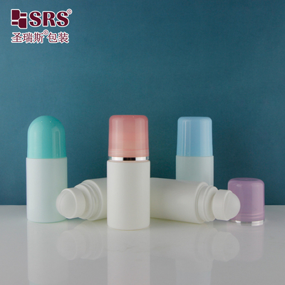 2 oz Ronde Matte PP PCR Antitranspirant Gel Plastic Roll On Customization Deodorant Rolffles
