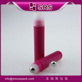 SRS verpakking groothandel 35 ml lotion voor persoonlijke verzorging plastic rolfles met metaal