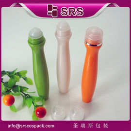 hoge kwaliteit SRS8447-15ml speciale vorm rolfles met metalen bal voor oogcrème