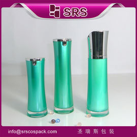 SRS Levering Gratis Monster 30 ml 50 ml luchtloze pompfles voor cosmetische verpakkingen met glanzende dop