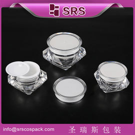 heldere hoge kwaliteit 15g 30g diamant cosmetische acryl pot