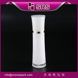 SRS acryl huidverzorgingscrème cosmetische lege verpakking met pomp luxe plastic verpakking