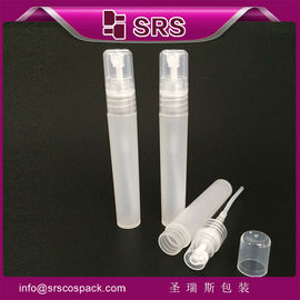 China leveren 8ml wit plastic spuitfles voor Parfum atomizer