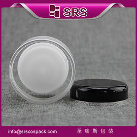 cilinderwit plastic cosmetisch luxe crème pot