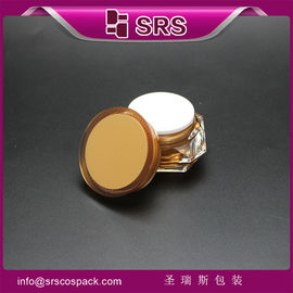 Diamantvormige cosmetische pot fabrikant,J060 acryl 30g crème pot