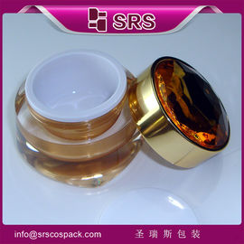 Plastic huidverzorgingscrème pot, J025 30g 50g cosmetische ronde pot