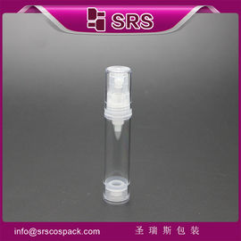 doorzichtige 5 ml 10 ml luchtloze pompfles fabrikant