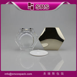 J601 plastic acrylpot met hoge kwaliteit,hexagonale pot