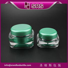J051 vierkante huidverzorgingspot,SRS PACKING groene pot 50 g