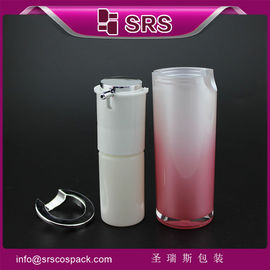 A021 cilindervormige luchtloze fles, 15 ml 30 ml 50 ml lichaamscrème container