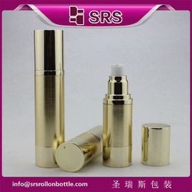 China fabriek productie A022 15 ml 30 ml 50 ml goud luchtloze pomp fles