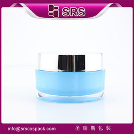 J023 ronde acrylcrème pot, cosmetische pot verfkleur