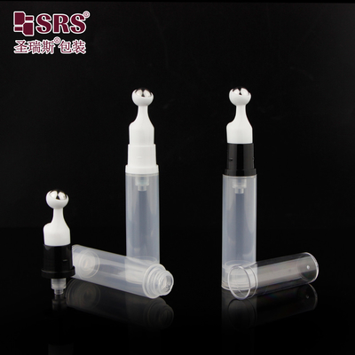5 ml 10 ml 12 ml 15 ml Plastic PCR Recycled Refillable Airless Roller Serum PP Roll On Bottle