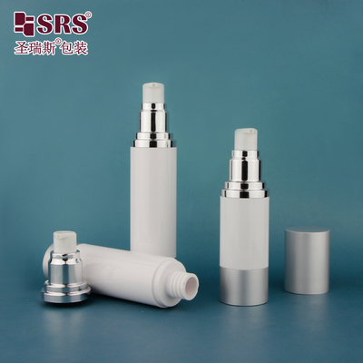 15 ml 30 ml 50 ml Cosmetische Crème Luxe Hervulbaar Serum Ronde lege luchtloze pompfles