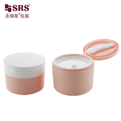 120g Luxe Geprinte Logo Plastic PP Custom Kleur Leeg Behalves Voor Body Scrub Jar