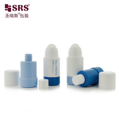 PP PCR Recycled Material Verwisselbare stijl Roller Deodorant Gel Roll On Plastic Flask 50ml