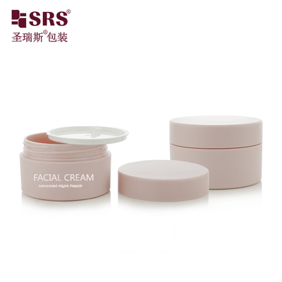 15 g 80 g Ronde vorm Plastic PET PCR Recycled Material Gezichtscrème Cosmetische PET Jar
