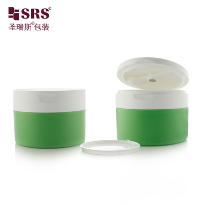 120 g 4 oz Plastic PP PCR Recycled Material Skincare Cream Jar lege containers voor body scrub Jar