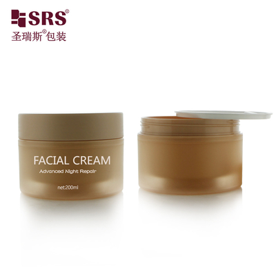 100g 150g 200g 250g Groothandel Recycled Plastic Leeg Huidverzorgingscontainer Luxe Cosmetische potten