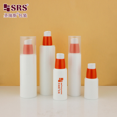 15 ml 30 ml 50 ml aangepaste kleur lotion haar essence serum cosmetische luxe luchtloze pomp fles