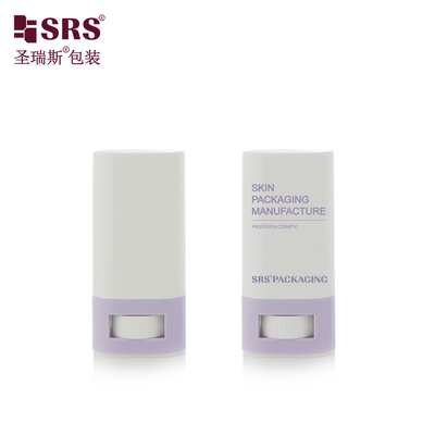20 g lege ovale vorm PP kunststof anti-jeuk balsem aangepast kleur lege deodorant container stick